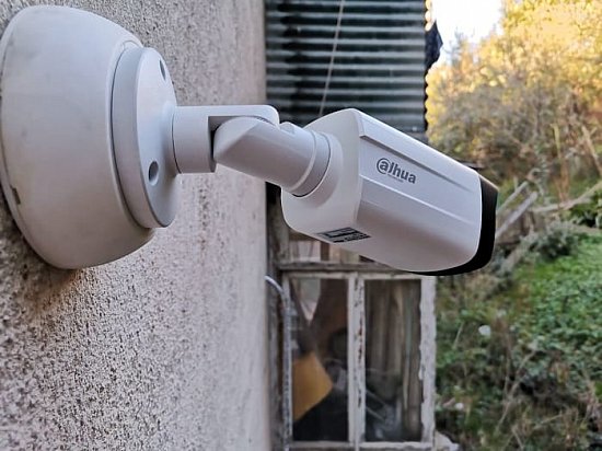 Установка охранного видеонаблюдения по периметру дома